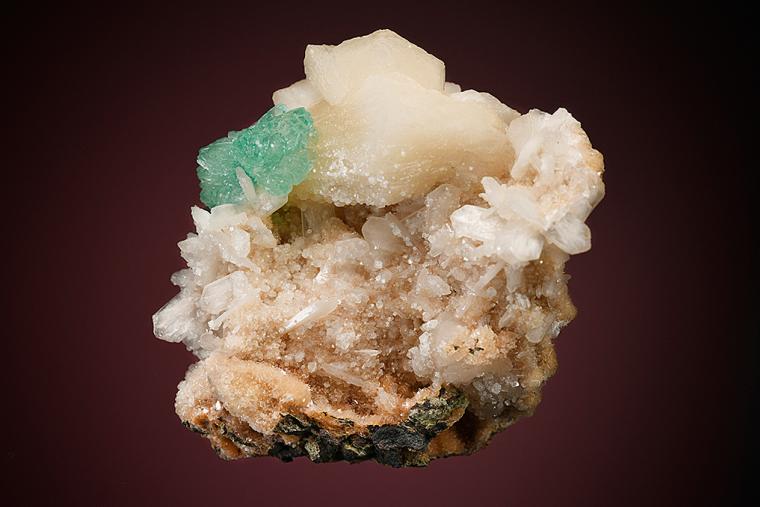 APOPHYLLITE with STILBITE